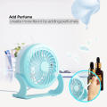 Portable Mini Electric Stand Fan Toy Travel Timer